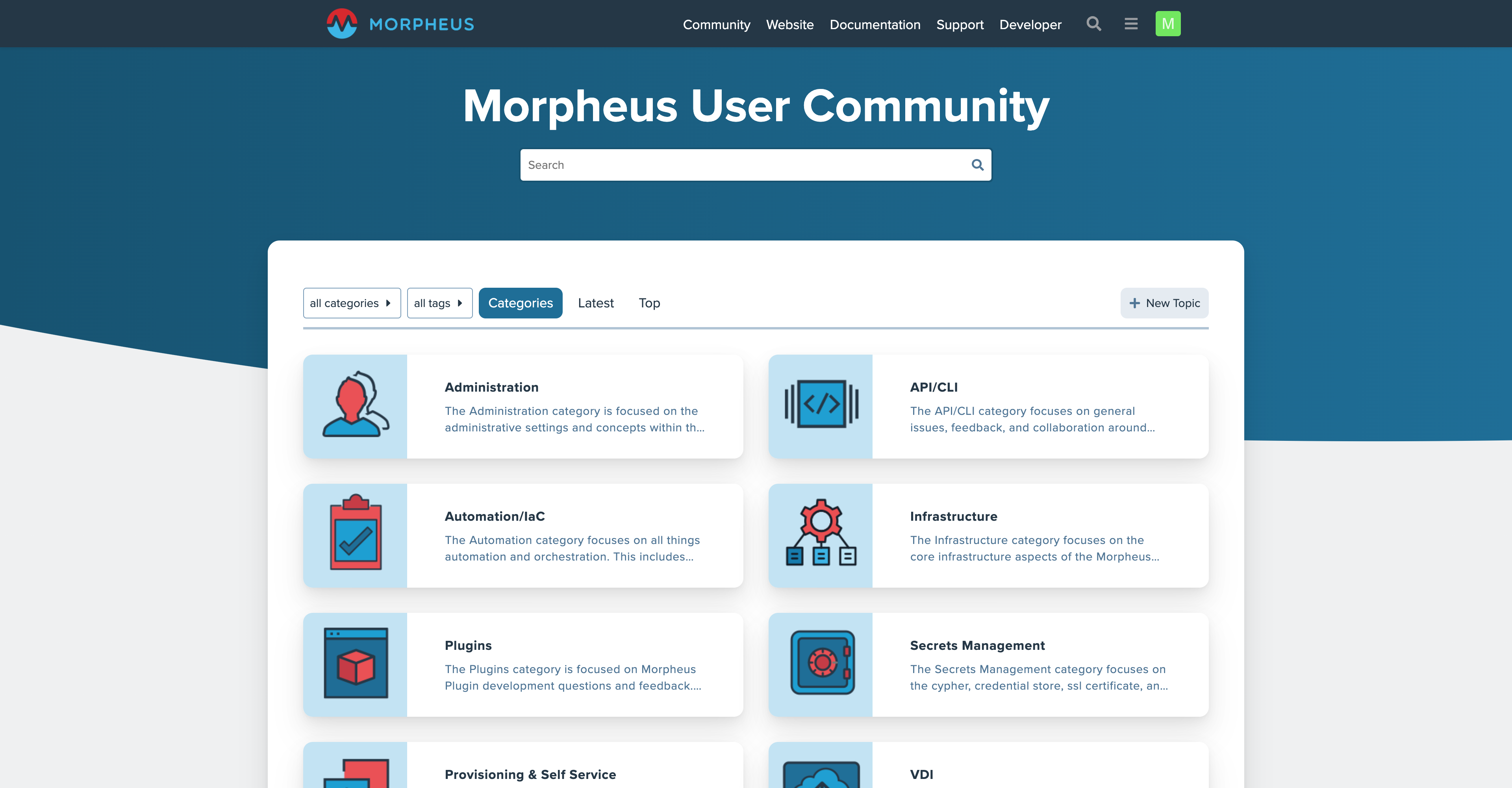 Announcing the Morpheus Community Forum