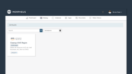 Morpheus service catalog enhancements title